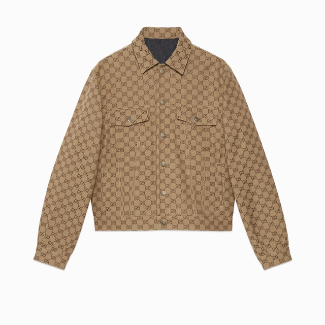 GG reversible denim jacket
