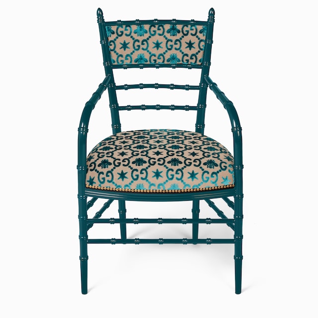 Chiavari-Stuhl mit Armlehne, GG und Bienen