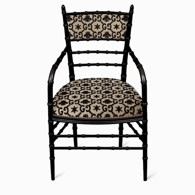 Chiavari-Stuhl mit Armlehne, GG und Bienen