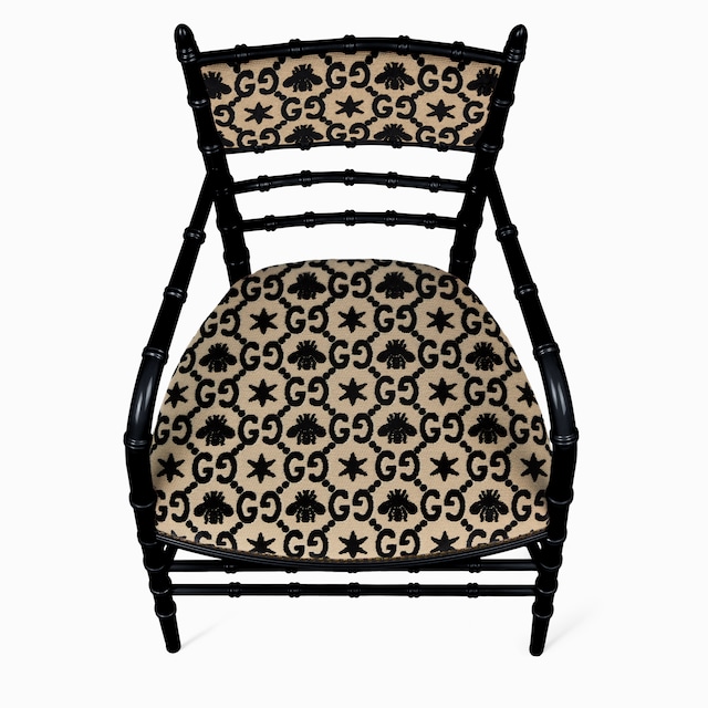 Chiavari-Stuhl mit Armlehne, GG und Bienen
