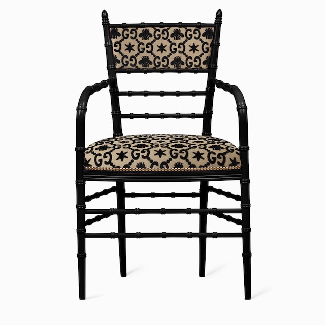 Chiavari-Stuhl mit Armlehne, GG und Bienen