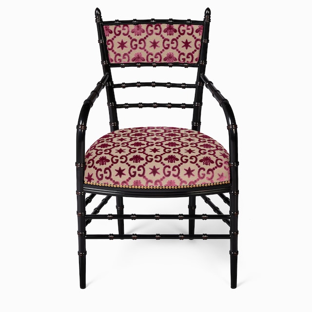 Chiavari-Stuhl mit Armlehne, GG und Bienen