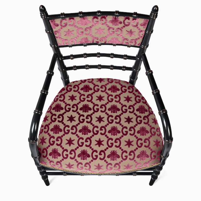 Chiavari-Stuhl mit Armlehne, GG und Bienen