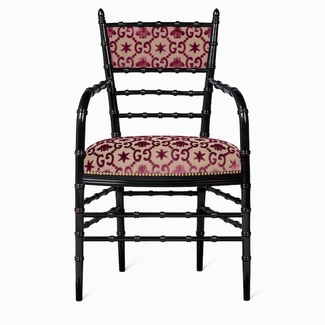 Chiavari-Stuhl mit Armlehne, GG und Bienen