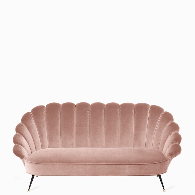 Velvet sofa