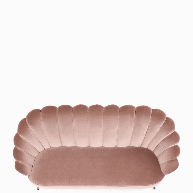 Velvet sofa