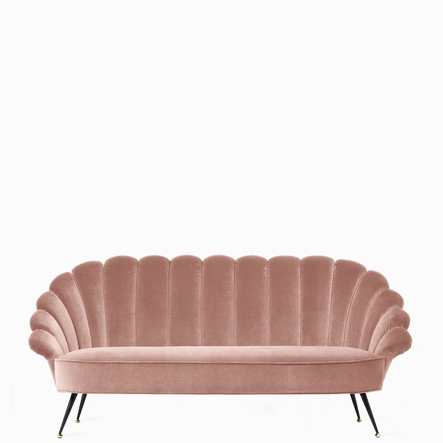 Velvet sofa