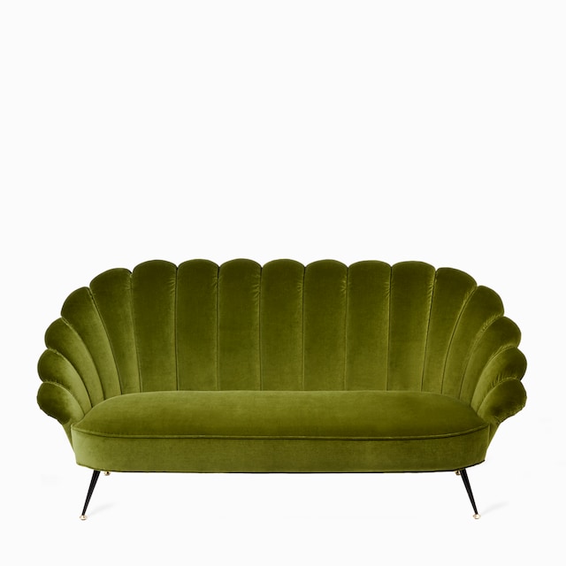 Velvet sofa