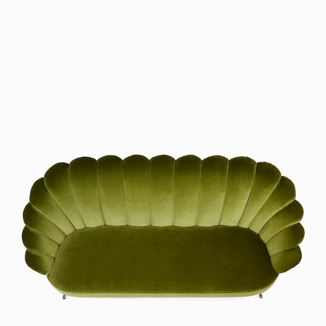 Velvet sofa