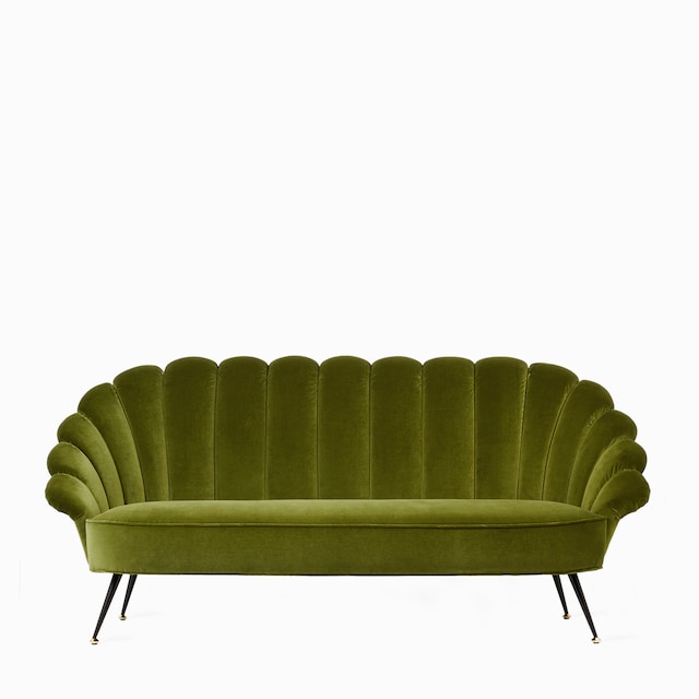 Velvet sofa