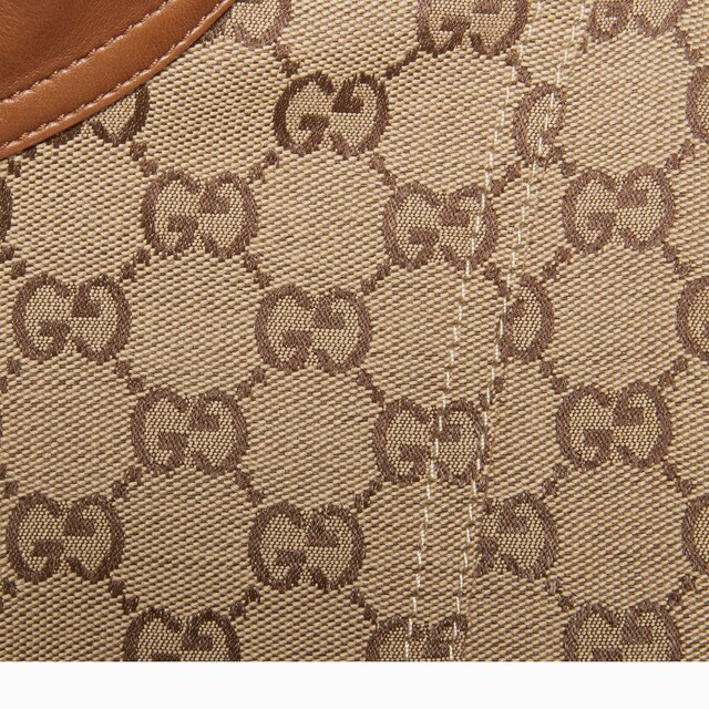 GG canvas jacket with leather trim - image 4
