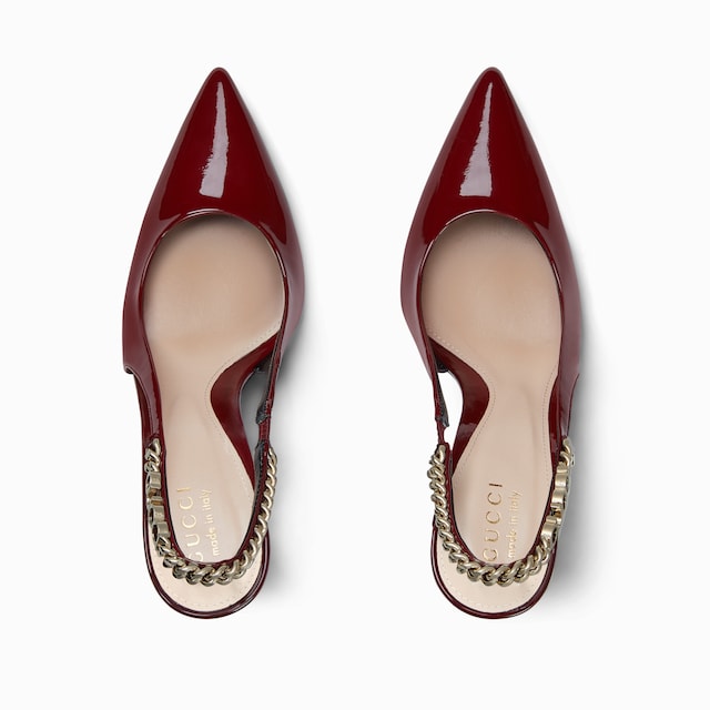 Gucci Signoria slingback pump