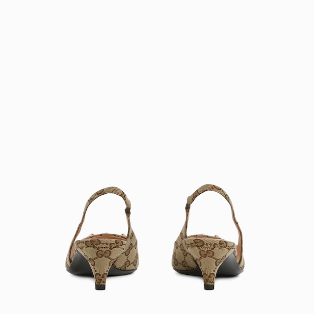 Women's slingback pump with Horsebit