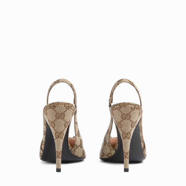 Women's slingback pump with Horsebit
