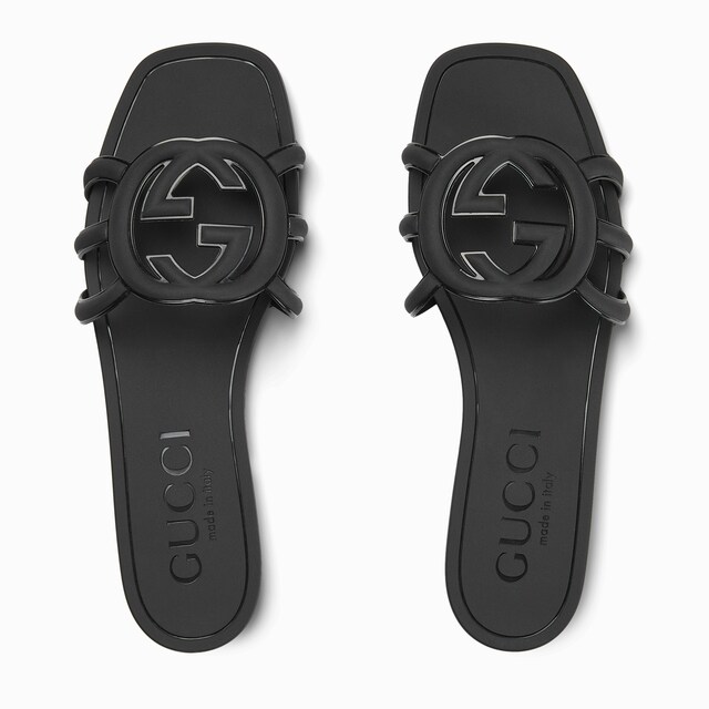 Women's Interlocking G slide sandal - image 3