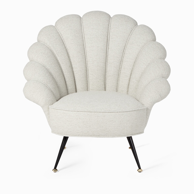 Sessel aus Bouclé