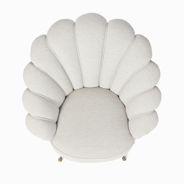 Sessel aus Bouclé