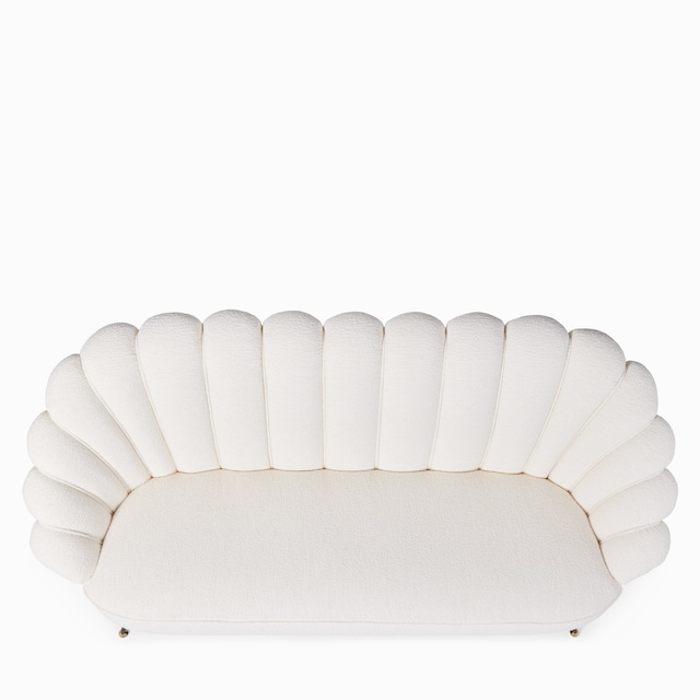 Sofa aus Bouclé