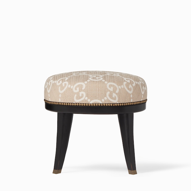 Runder Hocker mit GG Jacquard