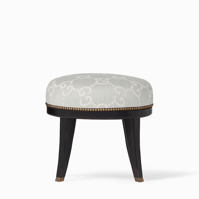 Runder Hocker mit GG Jacquard