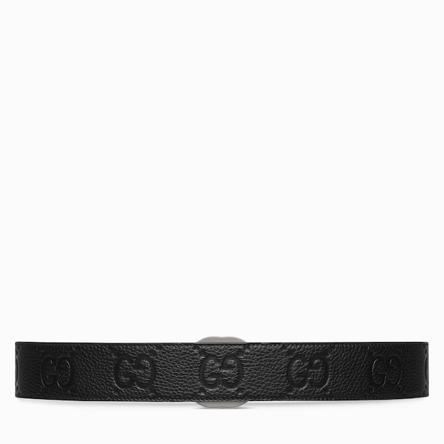 Ceinture large avec boucle à détail GG enlacés