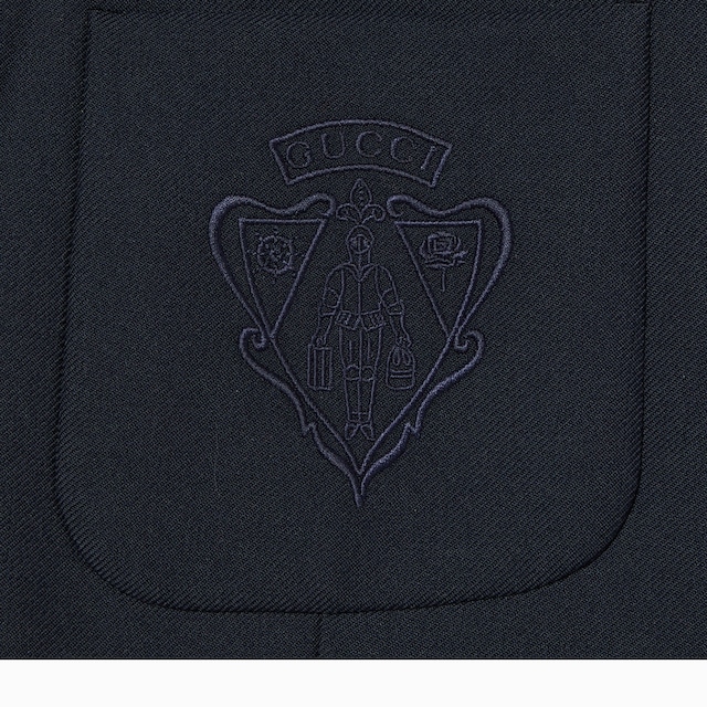 Jacke aus Drell mit Liftboy-Stickerei
