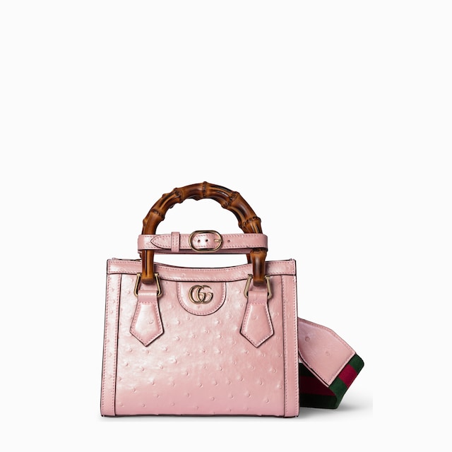 Gucci Diana ostrich mini tote bag