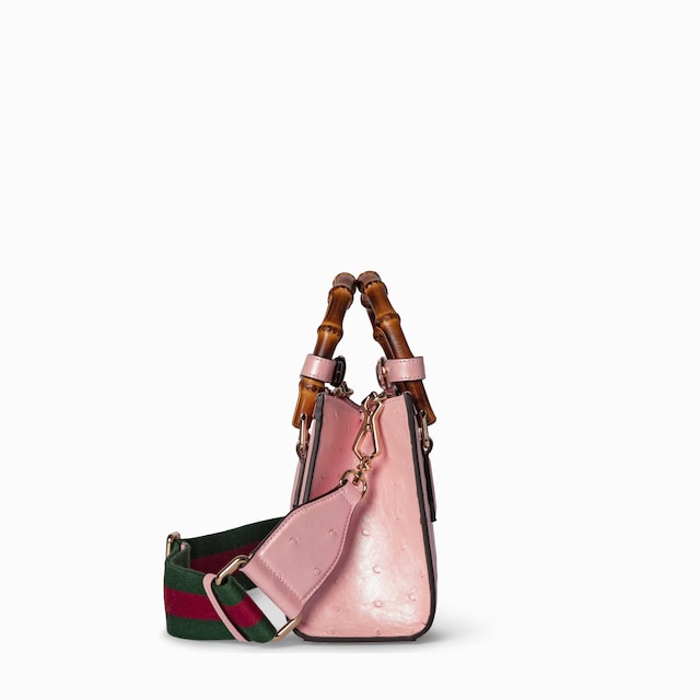 Mini cabas Gucci Diana en autruche