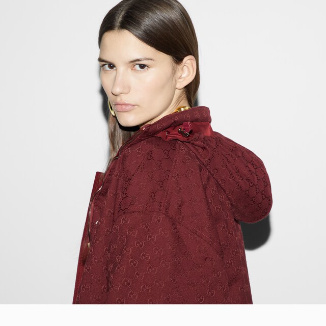 Reversible GG canvas jacket - image 5