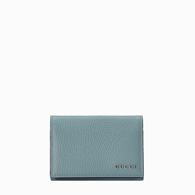 【美品】GUCCI グッチ　名刺入れ　カードケース 日本限定 ダブルG カードケース（名刺入れ）ブラック レザー