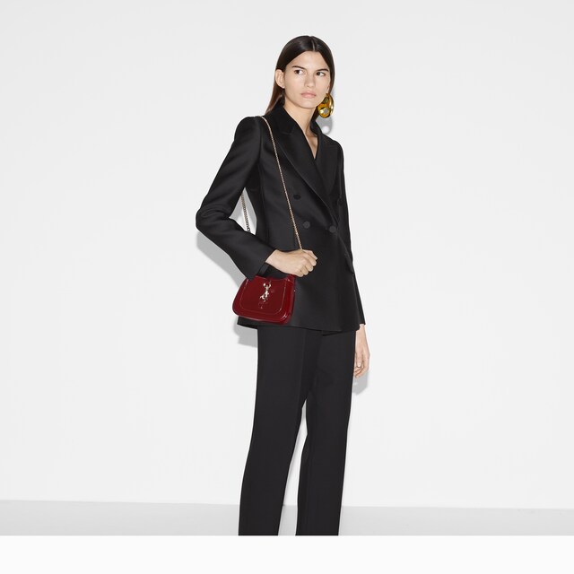 Double-breasted wool silk jacket - image 4