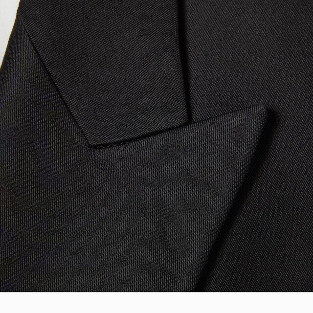 Double-breasted wool silk jacket - image 2