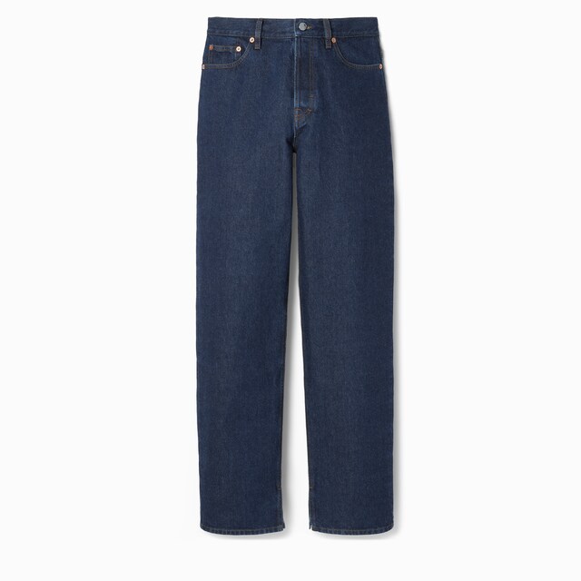 デニム・ジーパン GUCCI Woman Jeans Blue 828604XDDAS 4011 GUCCI Light blue wide-leg jeans | TheDoubleF