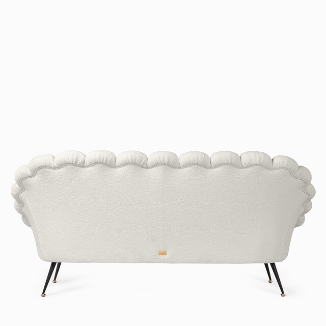 Canapé en tissu bouclé