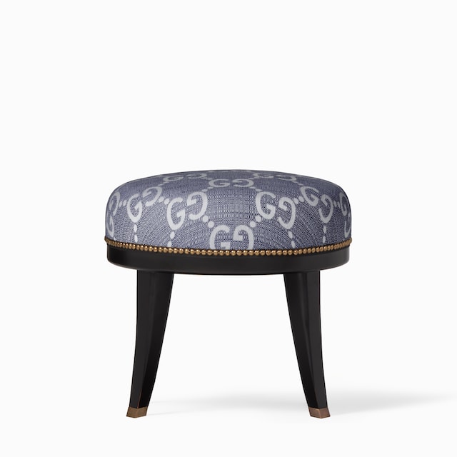Runder Hocker mit GG Jacquard
