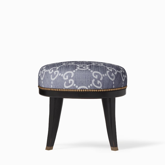 Runder Hocker mit GG Jacquard