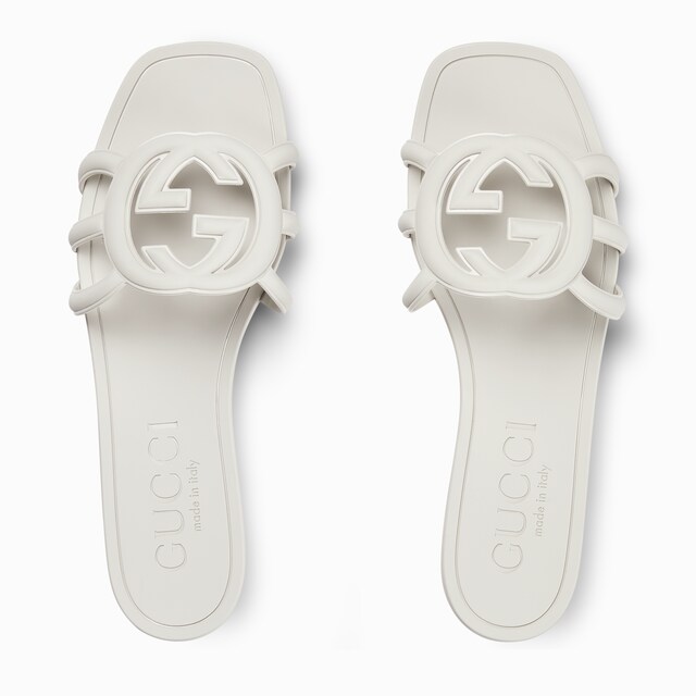 Women's Interlocking G slide sandal - image 4