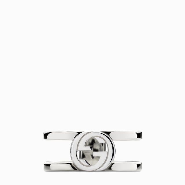 関税送料込】グッチ GUCCI ダブルG シルバー リング 15号 577201 ダブルG キーモチーフ リングスターリングシルバー | GUCCI公式