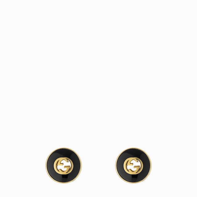グッチ ホースビット〕18K ダイヤモンド ドロップピアス18K