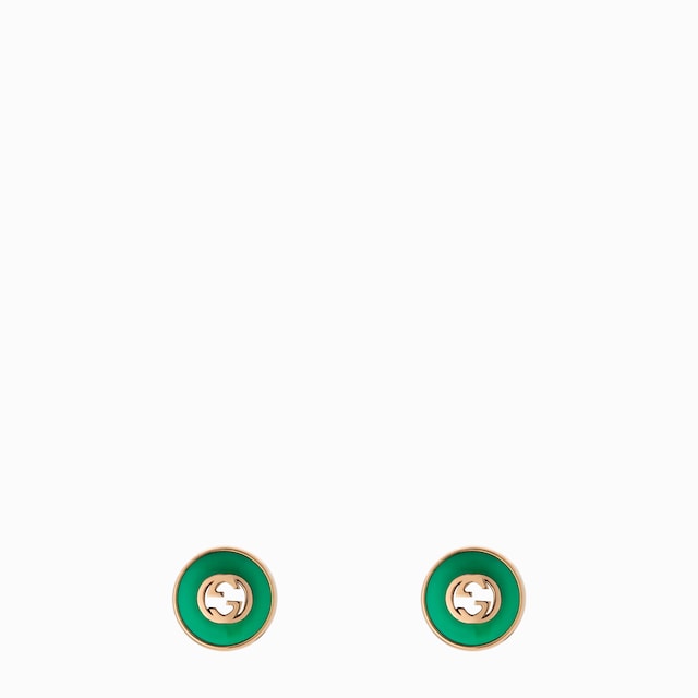 Gucci Interlocking 18k stud earrings