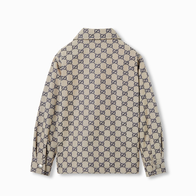 Children's GG canvas jacket