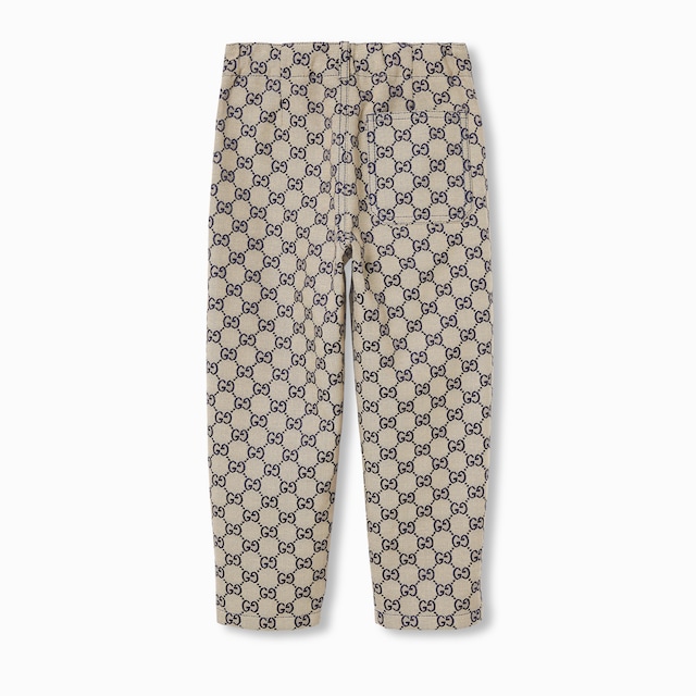 Pantalon enfant en toile GG