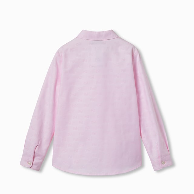 Camisa infantil de algodón Oxford con GG