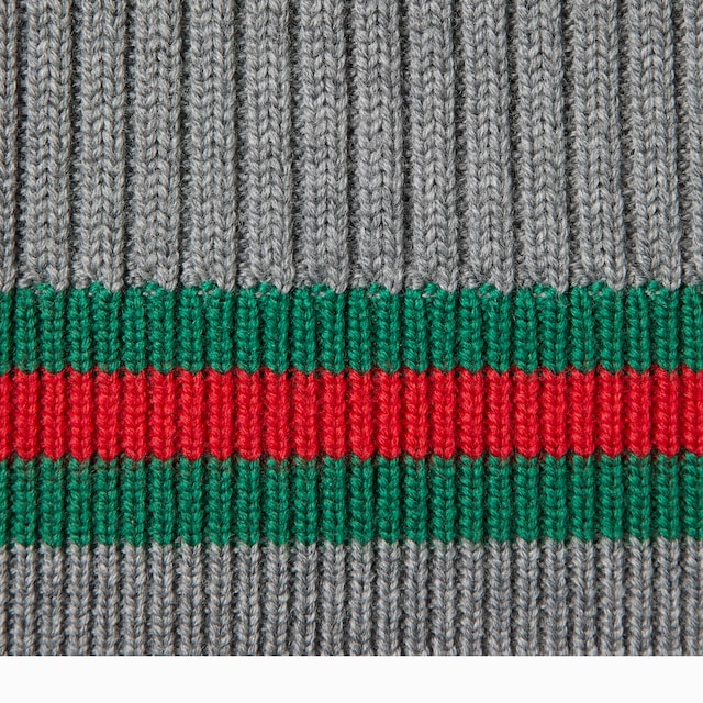 Children's rib stitch wool top