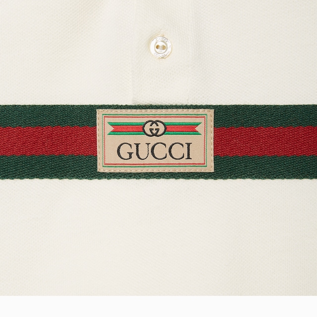 Baby cotton polo shirt with Web