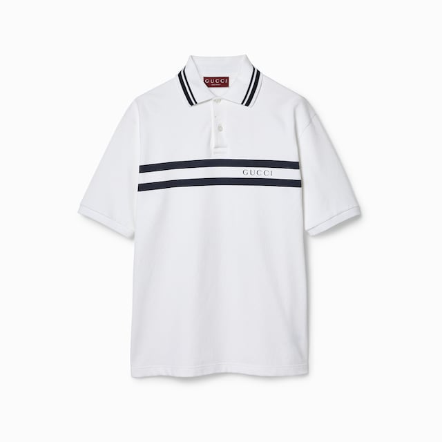 Cotton piquet polo shirt