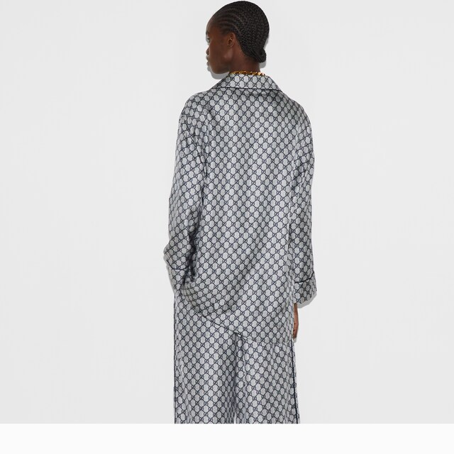 GG silk twill shirt - image 5