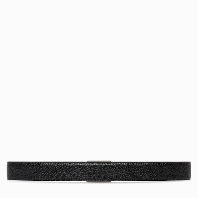 Belt with rectangular buckle