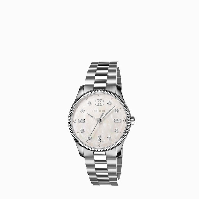 G-Frame watch, 14x18mm in steel | GUCCI® US
