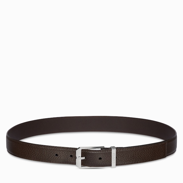 Belt with rectangular buckle